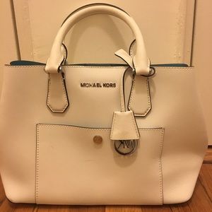 White Michael Kors Tote